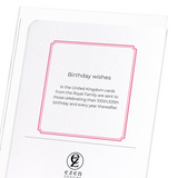 Birthday wishes (Pack of 8 cards)