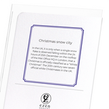 Christmas snow city (Pack of 8 cards)