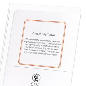 Dream city Tokyo (Pack of 8 cards)