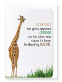 Ezen Designs - Fertilised by bullshit - Greeting Card - Front