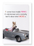 Ezen Designs - Parking and 8 inches - Greeting Card - Front