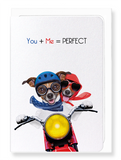 Ezen Designs - You + me = perfect - Greeting Card - Front