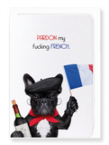 Ezen Designs - Pardon my french - Greeting Card - Front