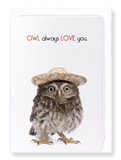 Ezen Designs - Owl always love you - Greeting Card - Front