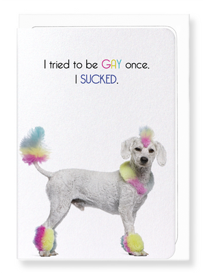 Ezen Designs - I sucked - Greeting Card - Front