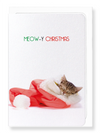 Ezen Designs - Meowy christmas  - Greeting Card - Front