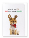 Ezen Designs - Enough reindeer  - Greeting Card - Front