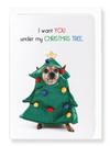 Ezen Designs - Under my christmas tree - Greeting Card - Front