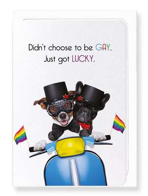 Ezen Designs - Lucky and gay - Greeting Card - Front