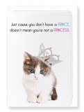 Ezen Designs - Beautiful princess - Greeting Card - Front