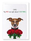 Ezen Designs - Mum always right - Greeting Card - Front