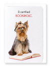 Ezen Designs - Certified bookaholic - Greeting Card - Front