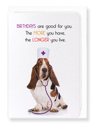 Ezen Designs - Birthdays are good - Greeting Card - Front