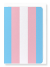 Ezen Designs - Transgender pride flag - Greeting Card - Front