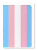 Ezen Designs - Transgender pride flag - Greeting Card - Front