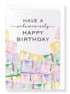 Ezen Designs - Voluminous birthday - Greeting Card - Front