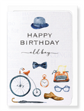 Ezen Designs - Birthday old boy - Greeting Card - Front