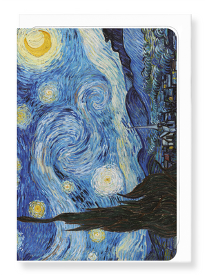 Ezen Designs - Starry night by van gogh - Greeting Card - Front