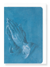 Ezen Designs - Praying hands - Greeting Card - Front