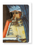 Ezen Designs - Librarian by arcimboldo - Greeting Card - Front