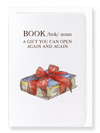 Ezen Designs - A book is a gift - Greeting Card - Front