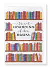 Ezen Designs - Hoarding books - Greeting Card - Front