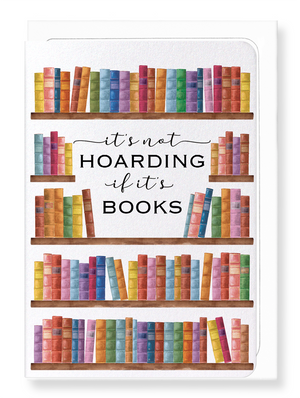 Ezen Designs - Hoarding books - Greeting Card - Front