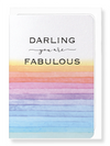 Ezen Designs - Fabulous darling - Greeting Card - Front