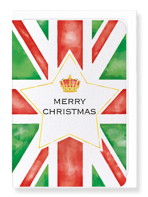 Merry xmas union jack : 8 cards