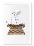 Ezen Designs - Just my type - Greeting Card - Front