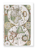 Ezen Designs - Terrarum orbis geographica (1643) - Greeting Card - Front