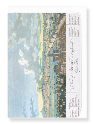 Ezen Designs - London before 1666 - Greeting Card - Front