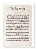 Ezen Designs - Nutcracker music score - Greeting Card - Front