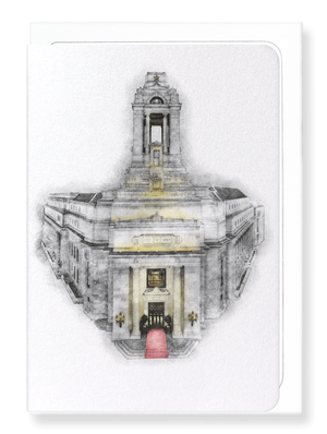 Ezen Designs - Freemasons grand hall - Greeting Card - Front