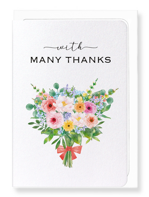 Ezen Designs - Bouquet of thanks - Greeting Card - Front