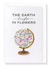 Ezen Designs - Earth and flowers - Greeting Card - Front