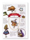 Ezen Designs - Alice in wonderland - Greeting Card - Front