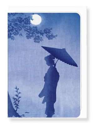 Ezen Designs - Beauty in spring moonlight - Greeting Card - Front