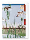 Ezen Designs - Horikiri iris garden - Greeting Card - Front