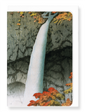 Ezen Designs - Nikko waterfall - Greeting Card - Front