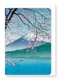 Ezen Designs - Mount fuji in springtime - Greeting Card - Front