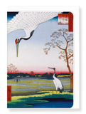 Ezen Designs - Cranes at mikawa island - Greeting Card - Front