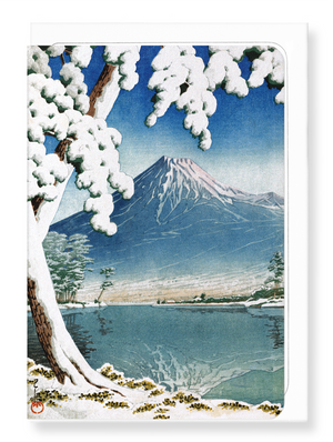 Ezen Designs - Lingering snow - Greeting Card - Front