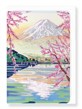 Ezen Designs - Mount fuji springtime - Greeting Card - Front