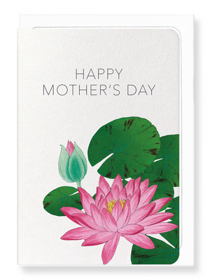 Ezen Designs - Mother’s day waterlily - Greeting Card - Front