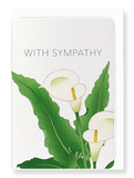 Ezen Designs - Sympathy calla lily - Greeting Card - Front