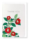 Ezen Designs - Thank you camellia - Greeting Card - Front