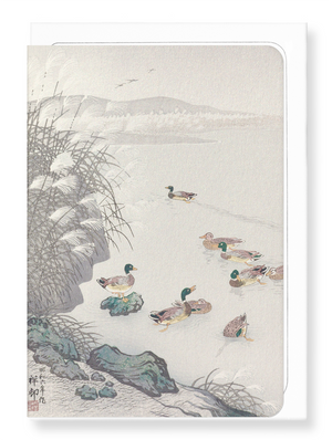 Ezen Designs - Ducks in the water (1931)  - Greeting Card - Front