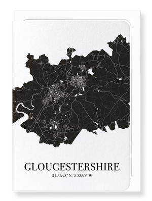 Gloucestershire cutout (Pack of 8 cards)