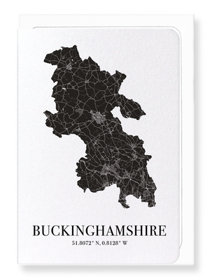 Buckinghamshire cutout (Pack of 8 cards)